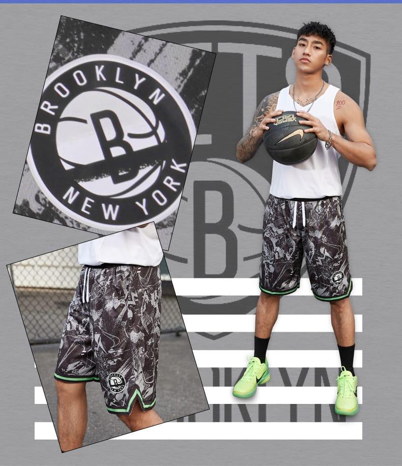 Ehot-Nets-Print-Grey-Shorts-1