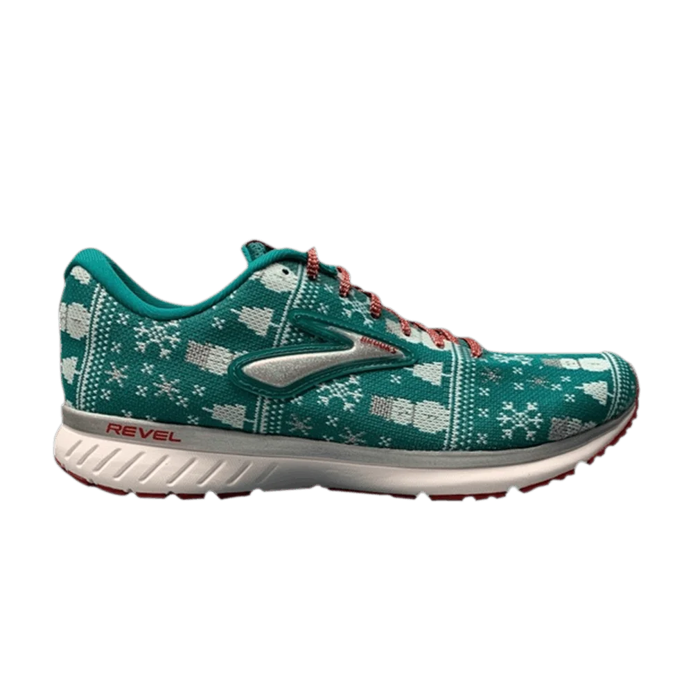 Krossovki-Brooks-Revel-3-Ugly-Christmas-Green