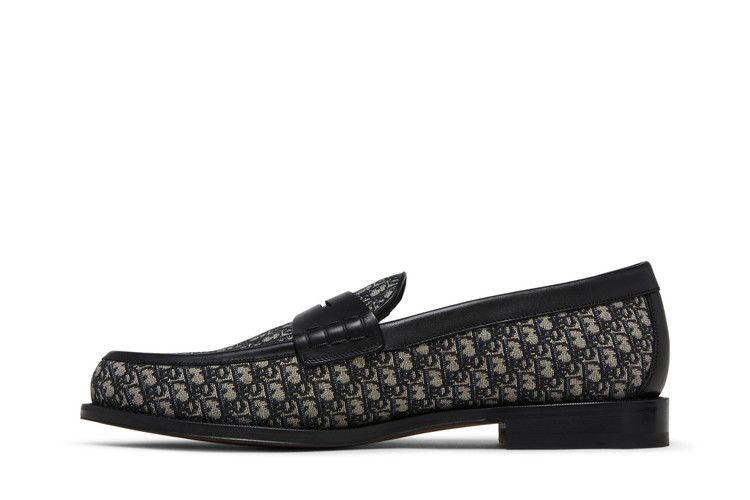 Кроссовки Dior Granville Loafer 'Dior Oblique - Black Beige'