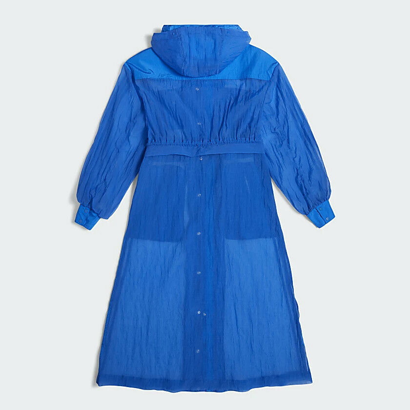 Удлинённый тренч adidas Ivy Park Cover-Up Jacket Glory Blue/Glow Blue