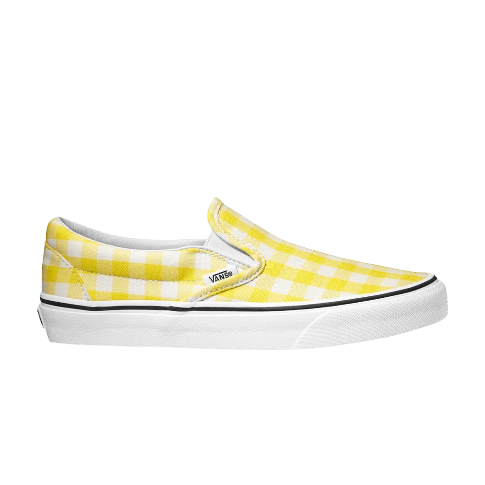 Vans Classic Slip-On 'Yellow Gingham'