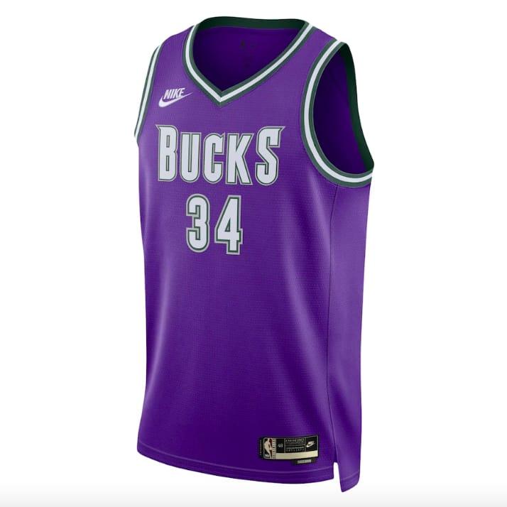 2022-23-Milwaukee-Bucks-34-Giannis-Antetokounmpo-Swingman-Classic-Purple-Jersey-3