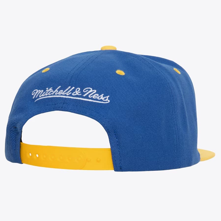 Бейсболка Mitchell & Ness Blue Pittsburgh Penguins Transcript Snapback Hat