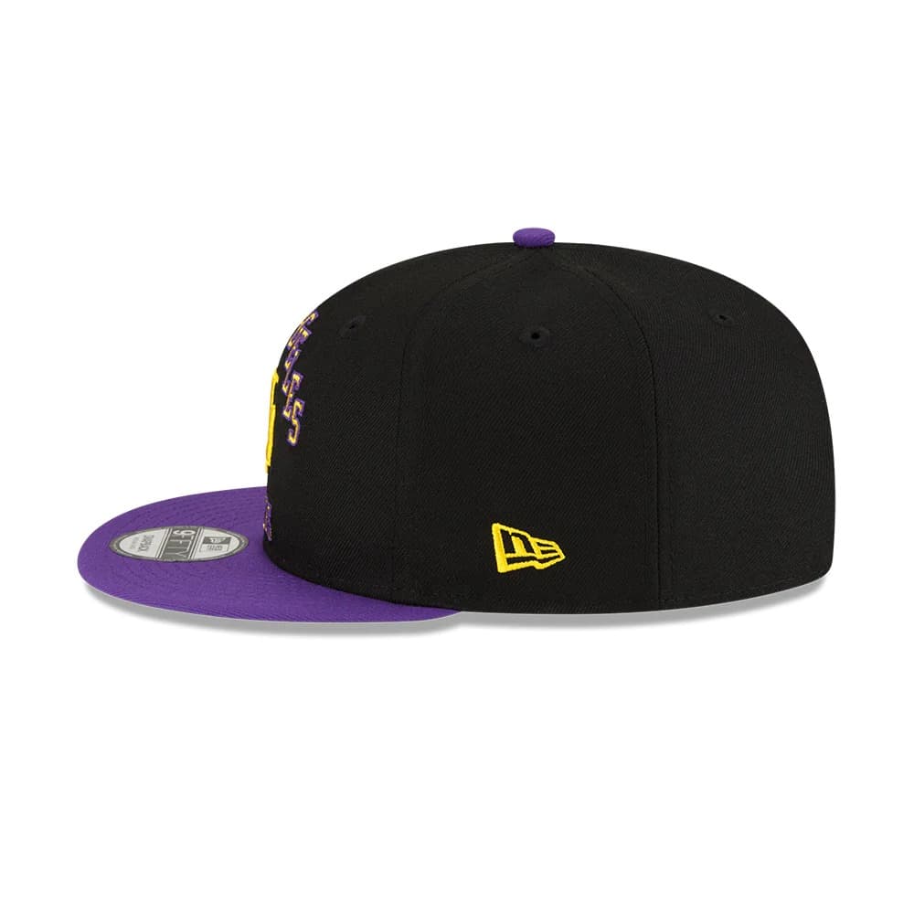 Бейсболка New Era Los Angeles Lakers 9FIFTY 2024 City Edition NBA Snapback Hat