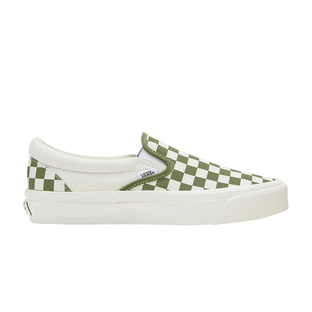 Кроссовки Vans Premium Slip-On 98 'Checkerboard - Pesto Green'
