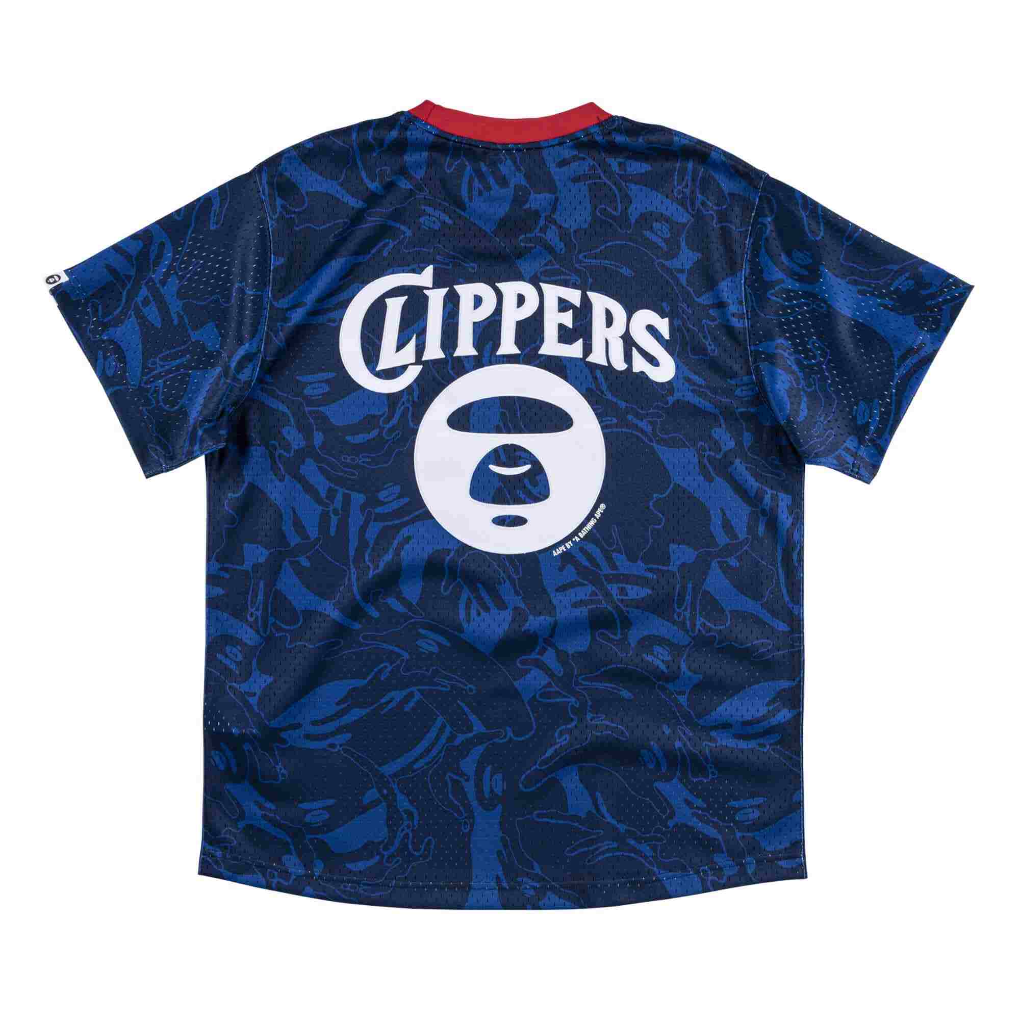 Футболка Aape x Mitchell & Ness San Diego Clippers BP Jersey Navy
