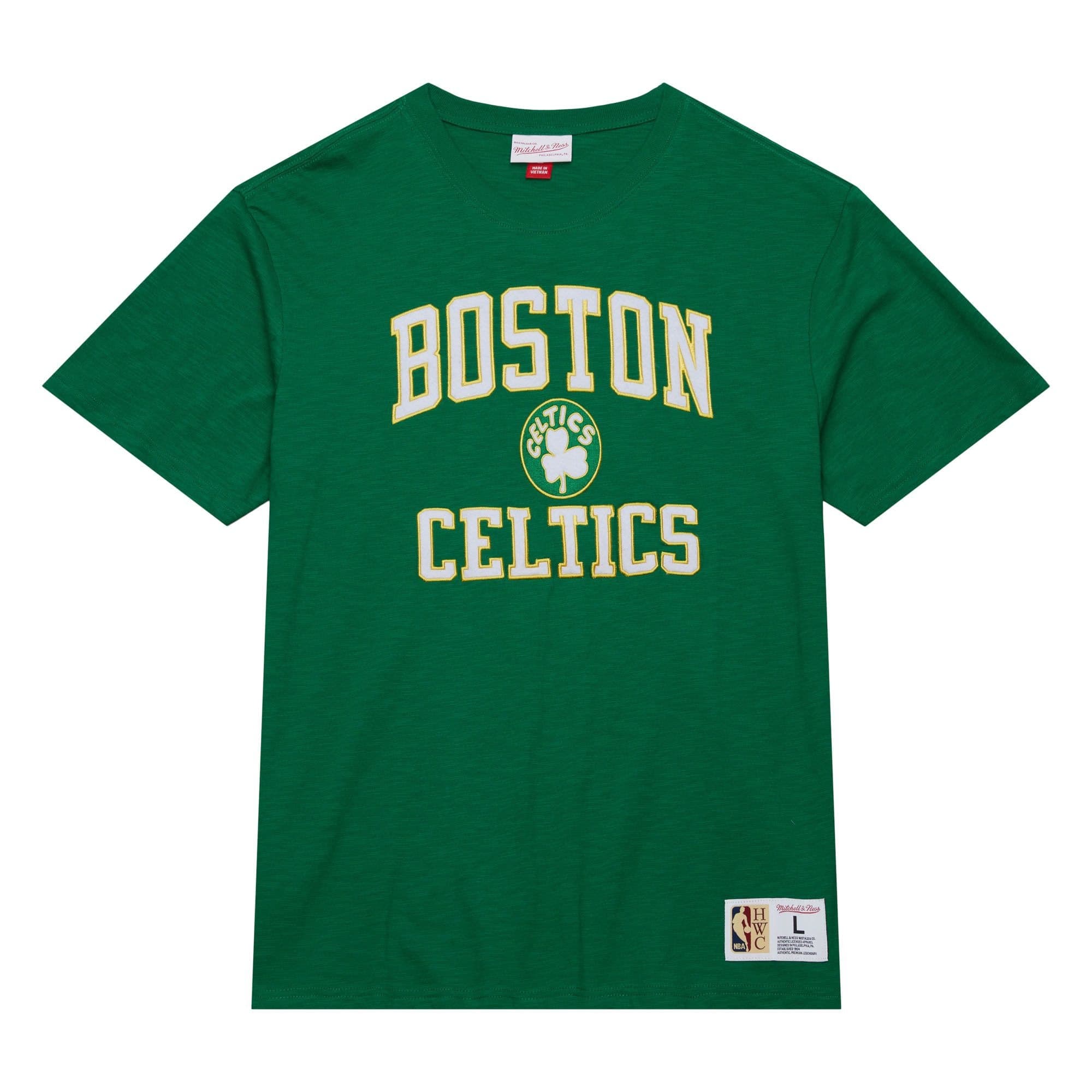 Футболка Mitchell & Ness Legendary Slub SS Vintage Logo Boston Celtics Green T-Shirt