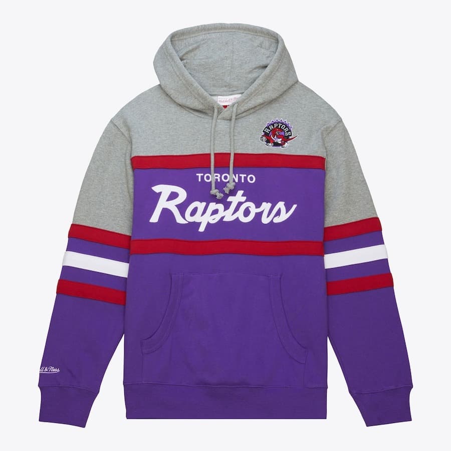 Худи Mitchell & Ness Purple Toronto Raptors Head Coach Pullover Hoodie