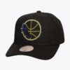 Mitchell-Ness-Black-Golden-State-Warriors-Hardwood-Classics-Neon-Logo-Pro-Crown-Snapback-Hat-100x100