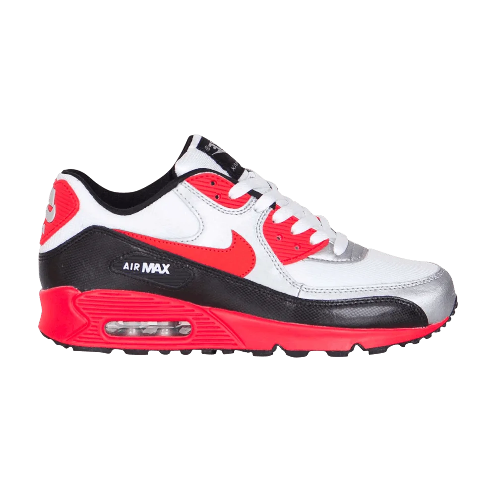 Krossovki-Nike-Air-Max-90-GS-White-Light-Crimson-Black