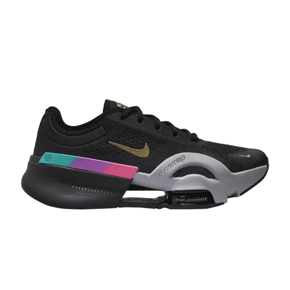 Кроссовки Nike Wmns Air Zoom SuperRep 4 Next Nature Premium 'Black Fireberry Gold'