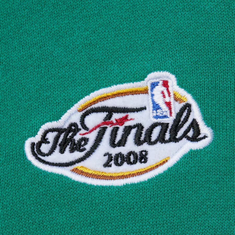 Худи Mitchell & Ness Kelly Green Boston Celtics Team OG 3.0 Vintage Fleece Pullover Hoodie