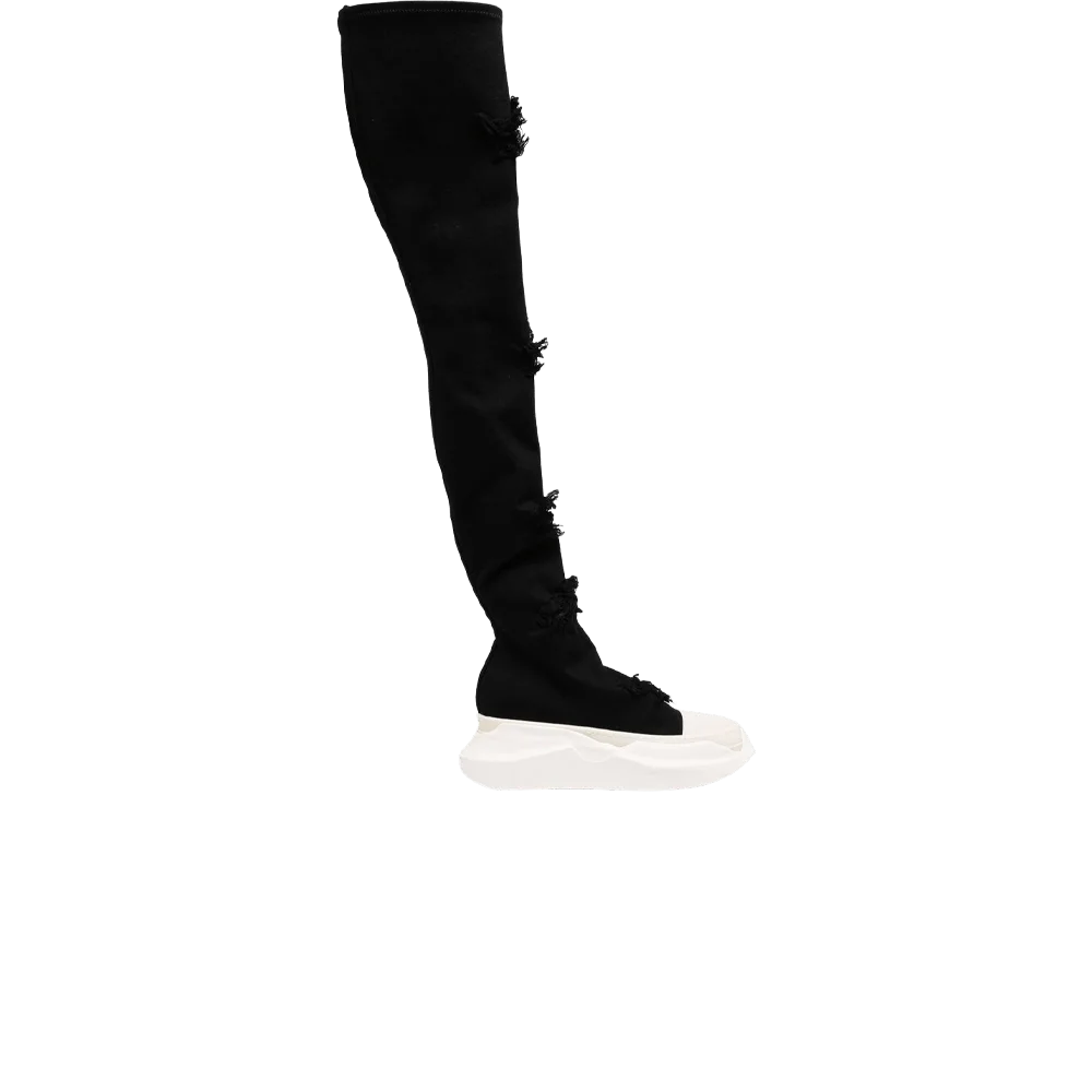 Krossovki-Rick-Owens-Wmns-DRKSHDW-Strobe-Slashed-Abstract-Stockings-Black-Milk