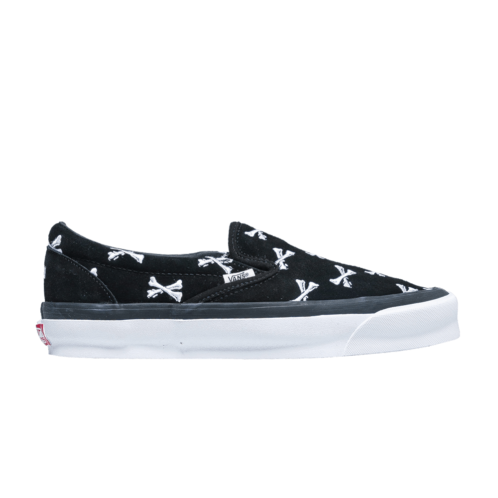Кроссовки Vans WTAPS x OG Classic Slip-On LX 'Bones - Black'