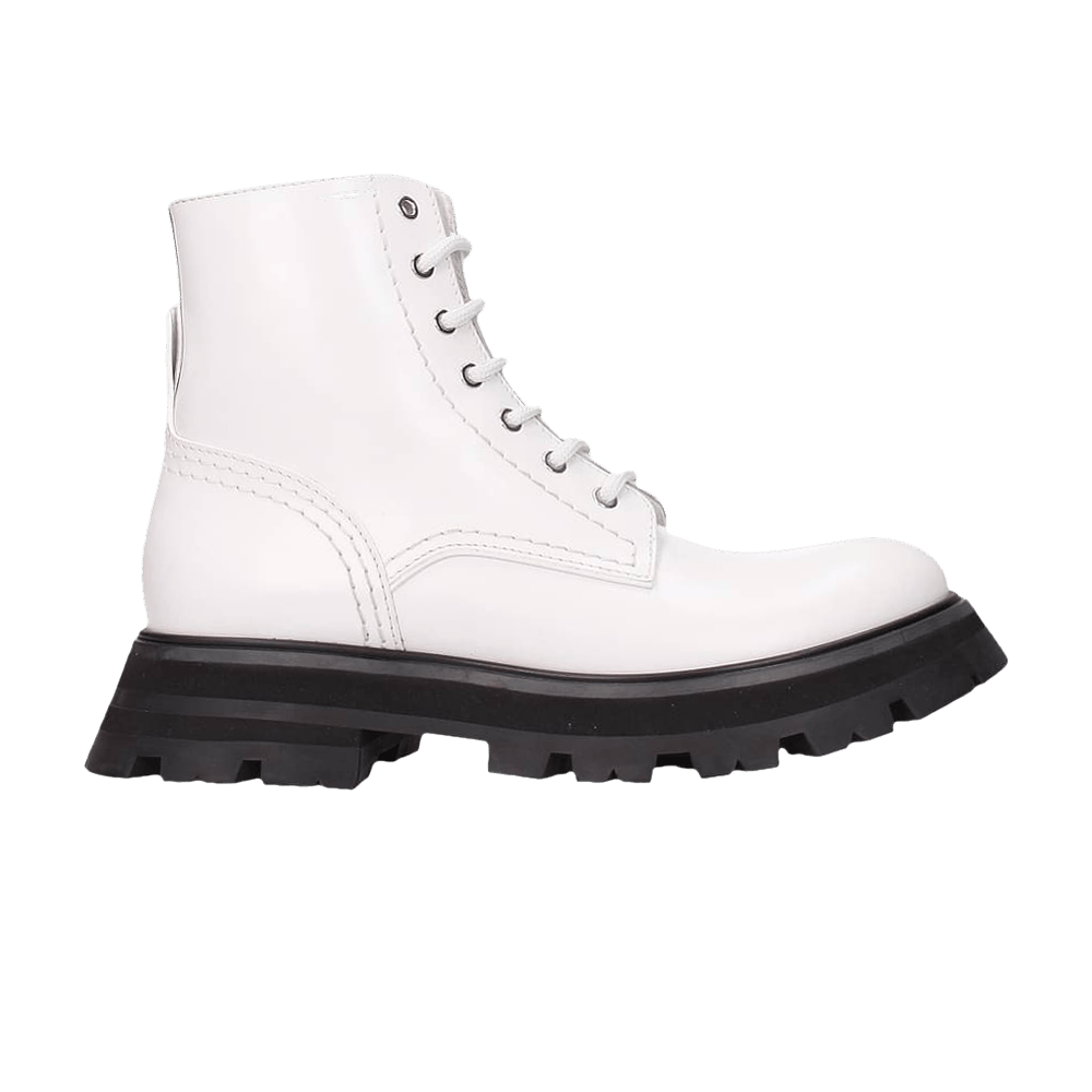Кроссовки Alexander McQueen Wmns Wander Boot 'White Black'