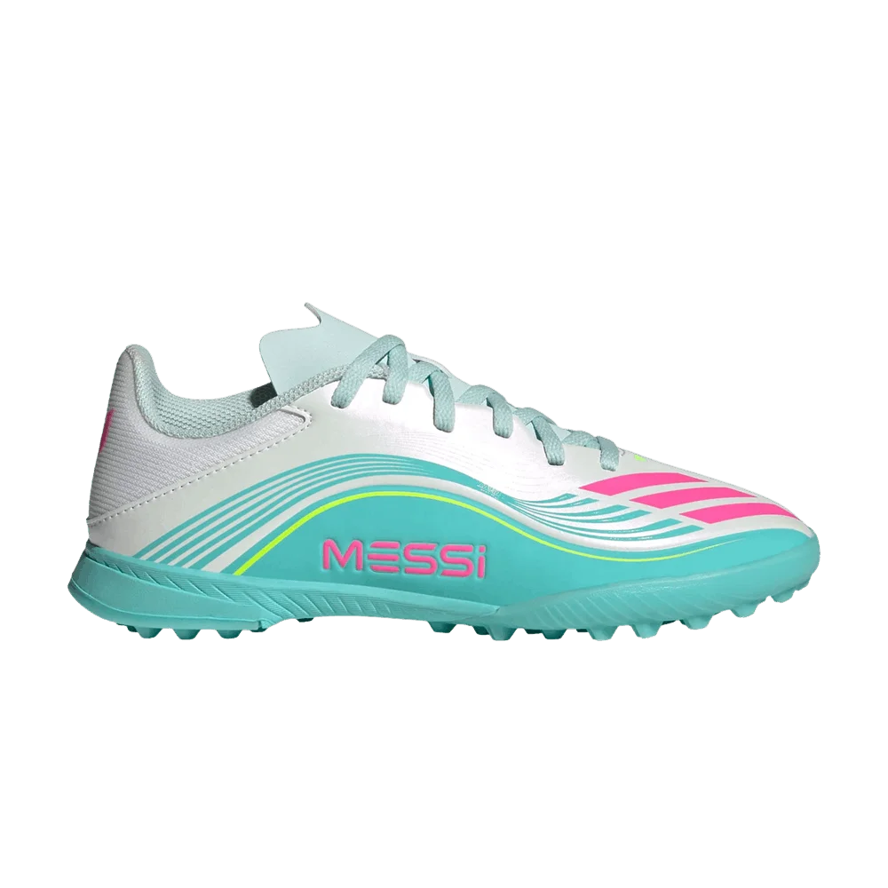 Krossovki-adidas-F50-League-TF-Big-Kid-Messi-Aurora-Radiante-Pack
