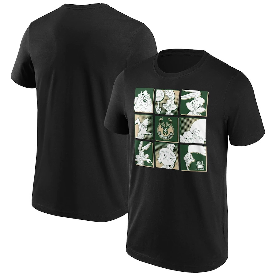 Футболка Milwaukee Bucks Fanatics Branded Space Jam Tune Squad T-Shirt – Mens