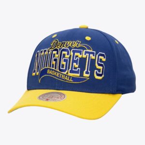 Mitchell-Ness-Blue-Denver-Nuggets-Block-Sweep-Pro-Adjustable-Hat-300x300