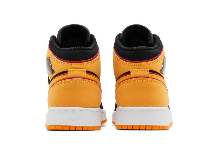 Кроссовки Air Jordan 1 Mid SE GS 'Vivid Orange'