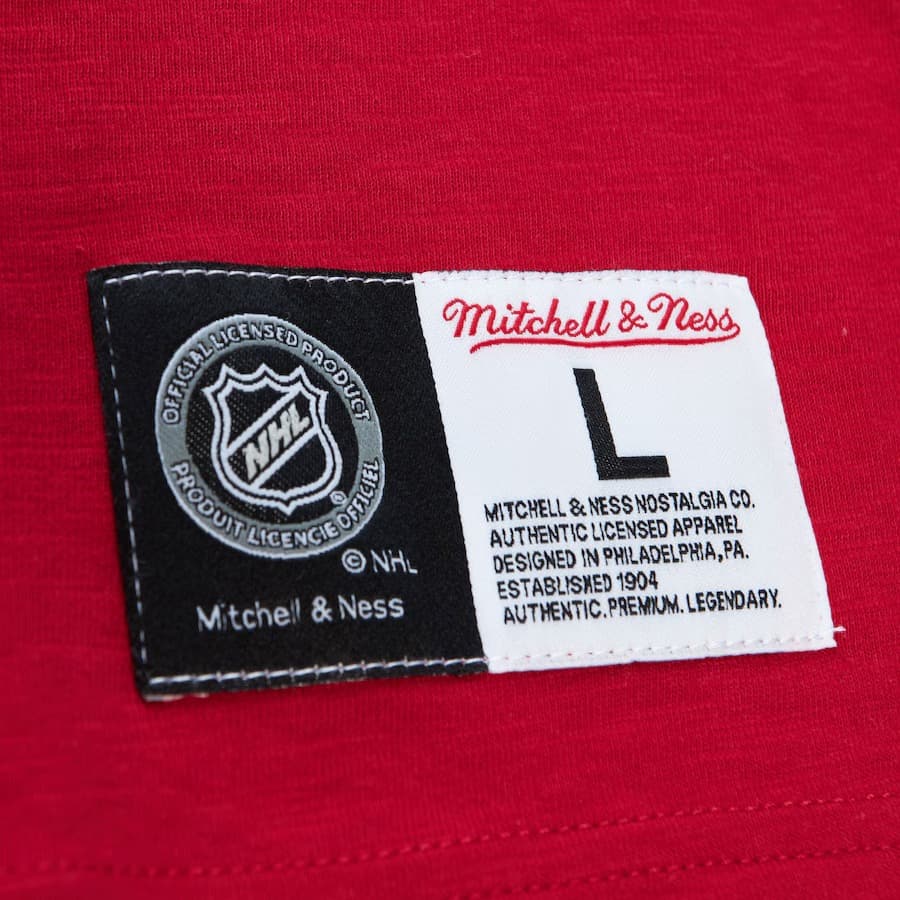 Футболка Mitchell & Ness Red New Jersey Devils Legendary Slub T-Shirt