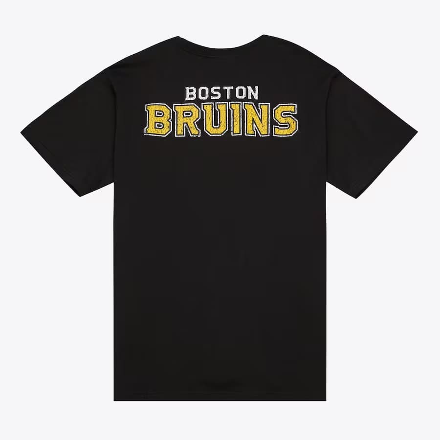 Футболка Mitchell & Ness Black Boston Bruins Team OG Premium T-Shirt