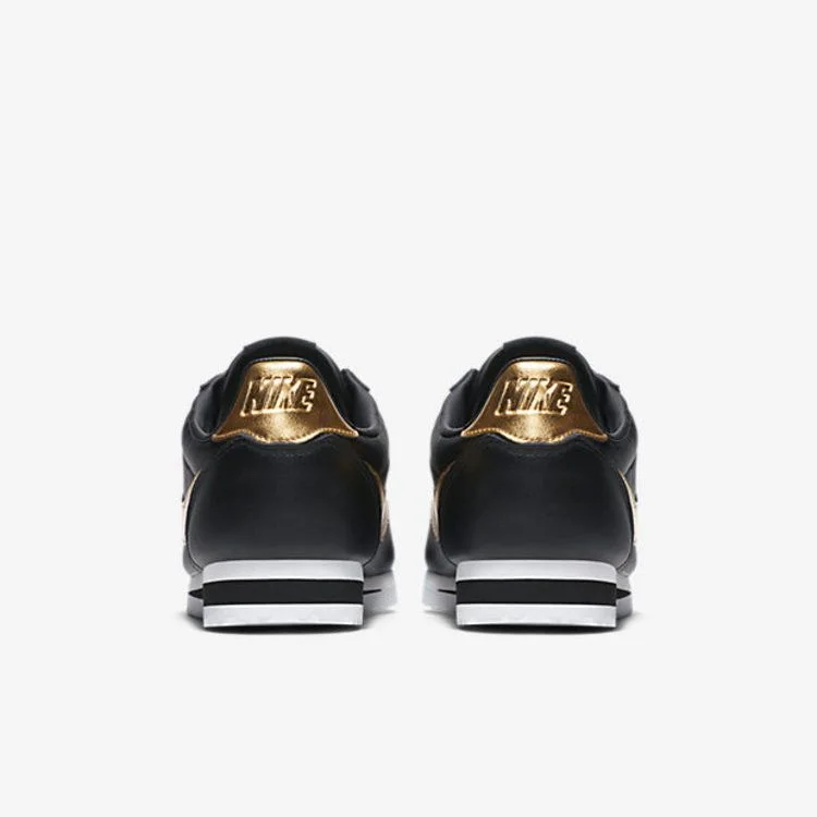 Кроссовки Nike Classic Cortez Premium 'Black Metallic Gold'