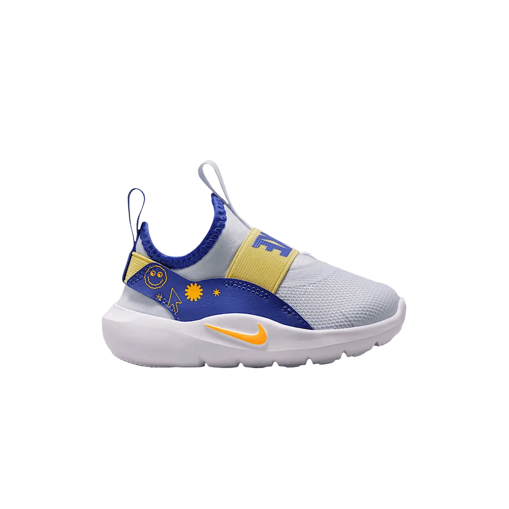 Krossovki-Nike-Flex-Runner-4-TD-Football-Grey-Lapis-Soft-Yellow-Laser-Orange
