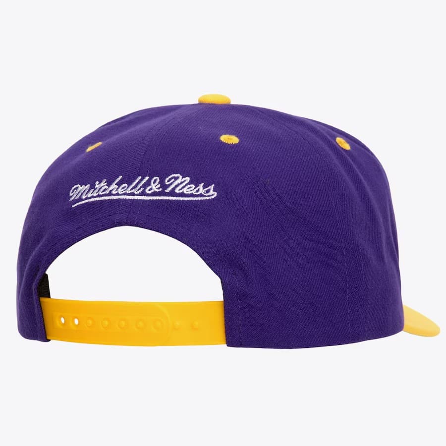 Бейсболка Mitchell & Ness Purple Los Angeles Lakers Wavy Pro Crown Snapback Hat