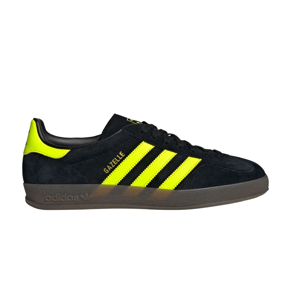 Кроссовки adidas Gazelle Indoor 'Black Solar Yellow'