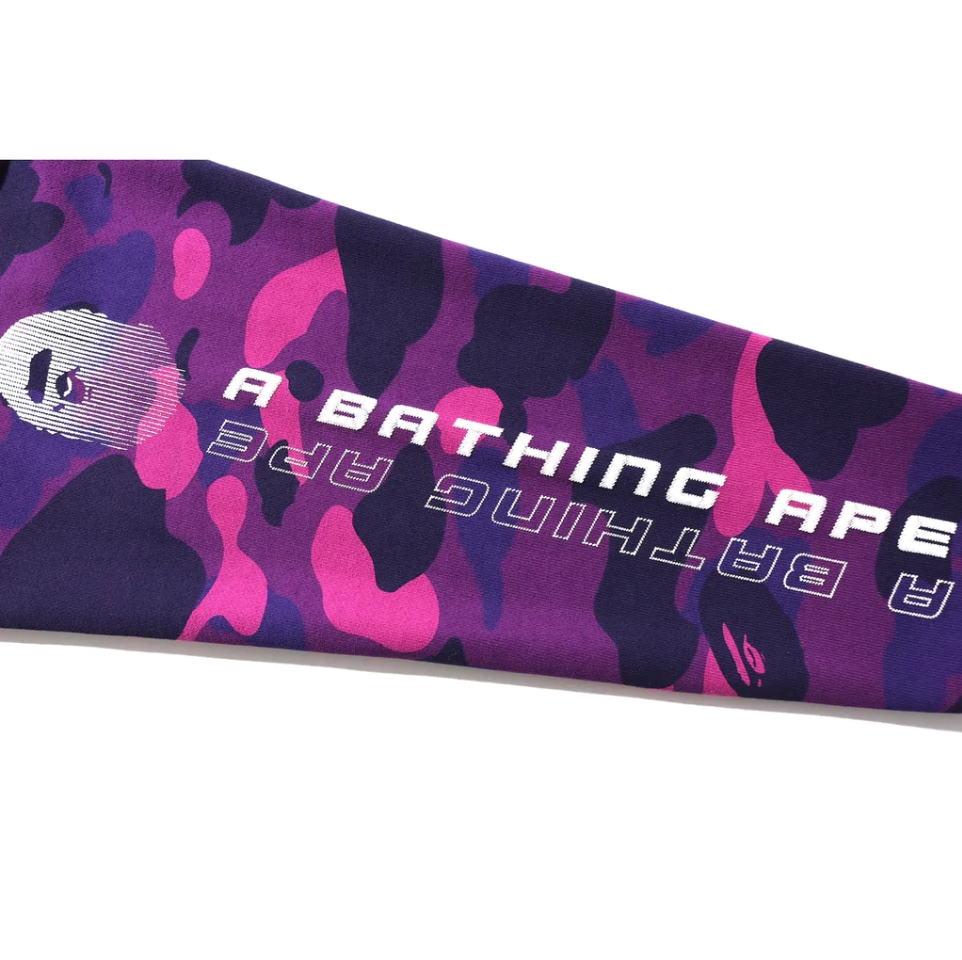 Толстовка BAPE A Bathing Ape Color Camo Crewneck Purple/Pink