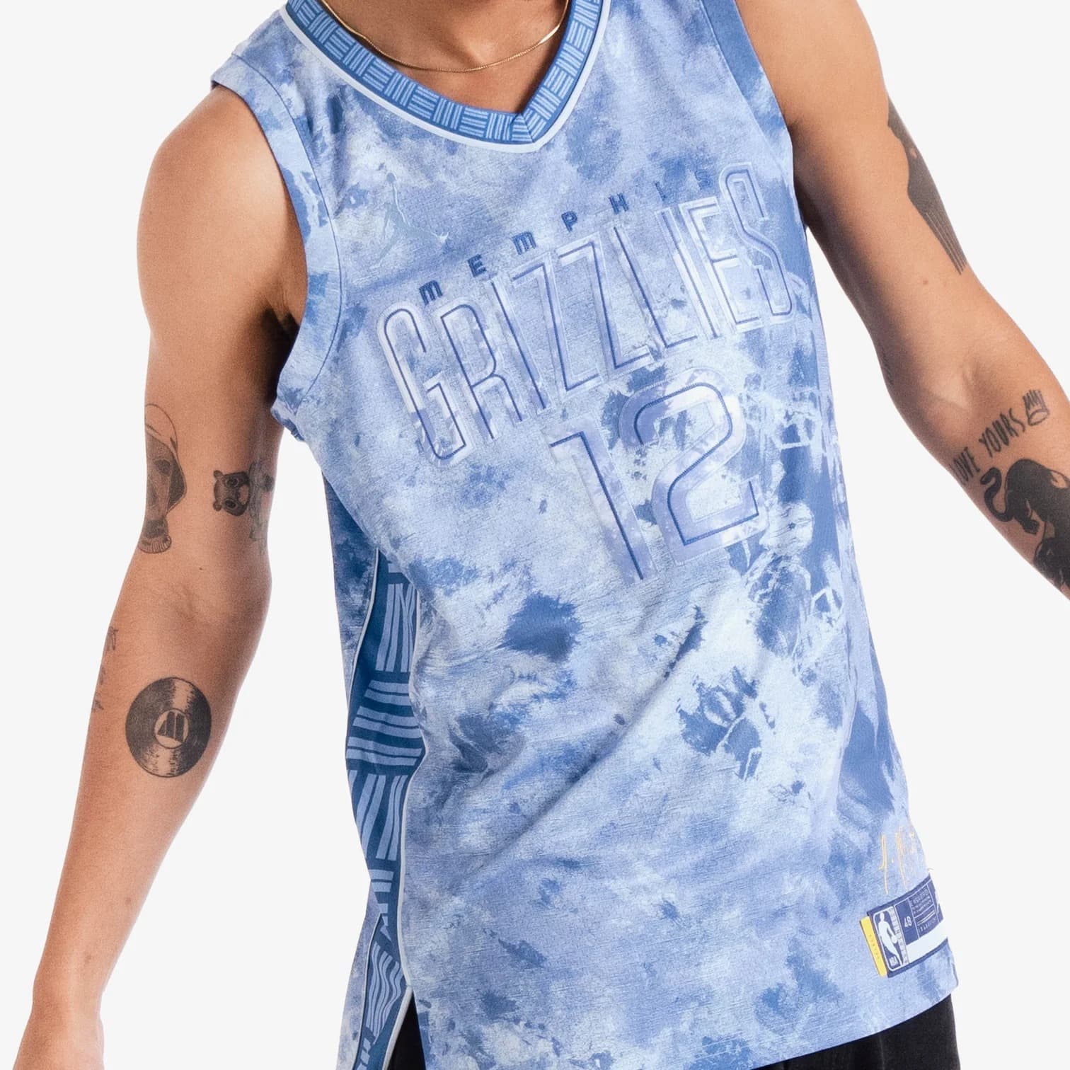 Баскетбольная джерси 2023 Memphis Grizzlies Ja Morant #12 Swingman Select Series Blue Jersey