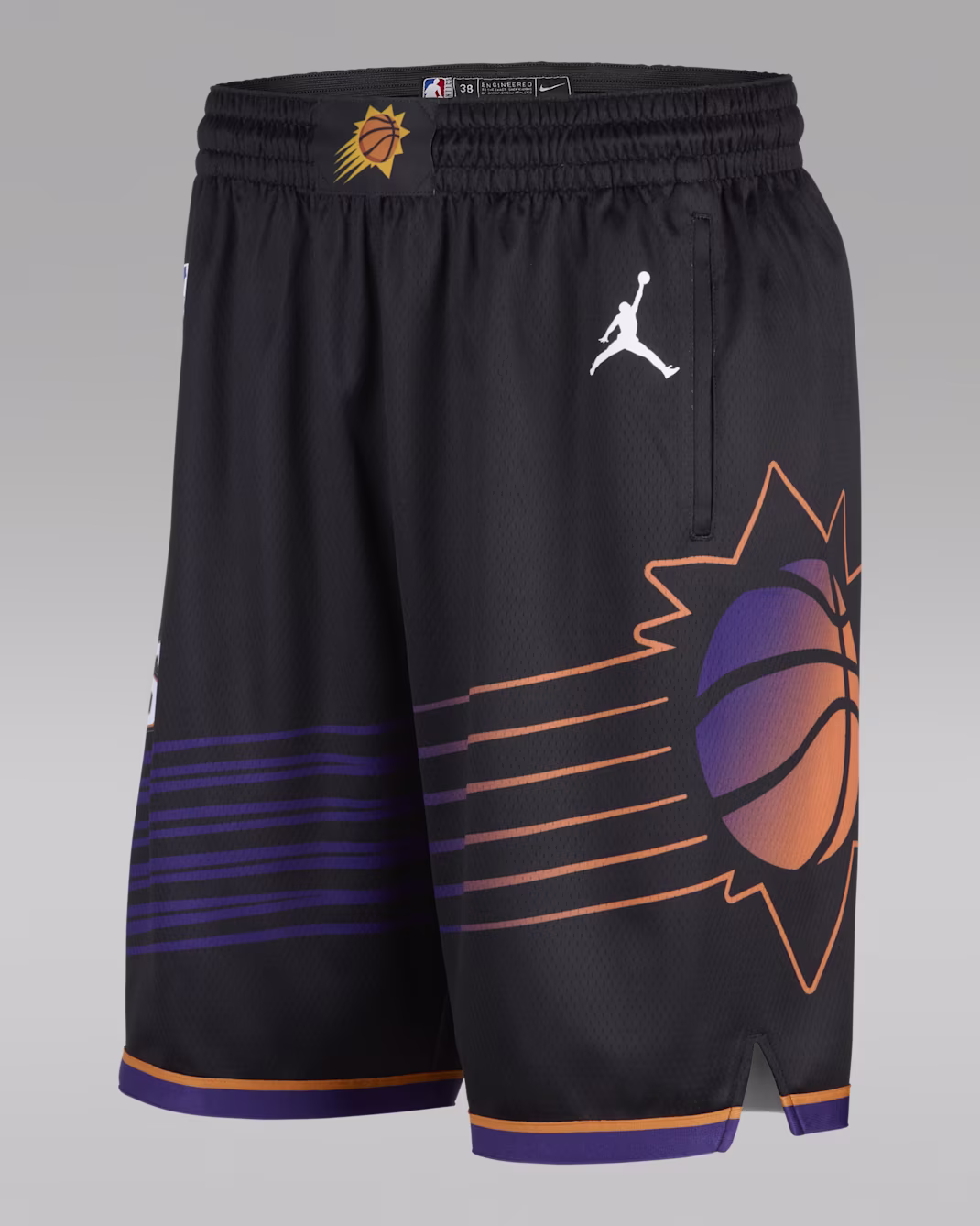 Баскетбольные шорты Jordan NBA Phoenix Suns 23-24 Statement Edition Swingman