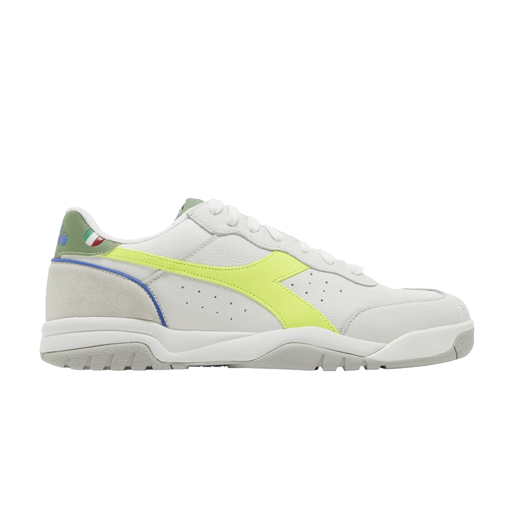Krossovki-Diadora-Maverick-Ball-White-Acid-Green