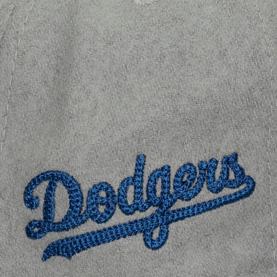 Бейсболка Mitchell & Ness Gray Royal Los Angeles Dodgers Melt Stitch Snapback Hat