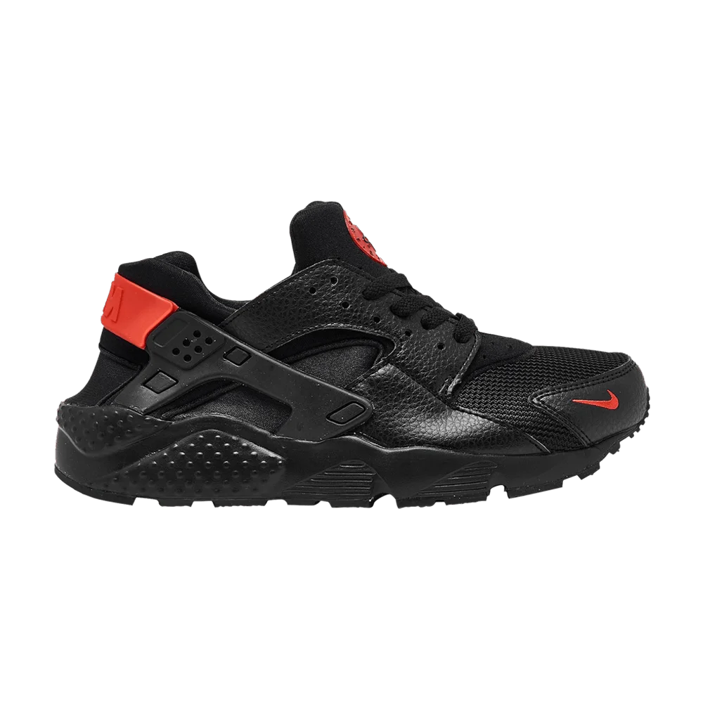 Krossovki-Nike-Huarache-Run-GS-Black-Habanero-Red