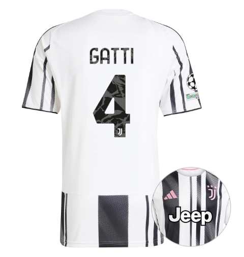Футбольное джерси JUVENTUS home jersey 25/26 GATTI 4