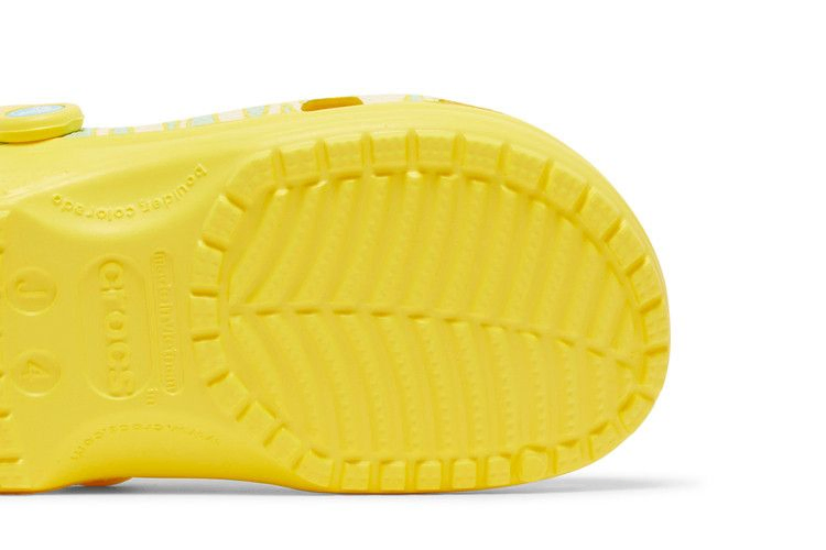 Кроссовки Crocs Ron English x Classic Clog Kids 'Party Animals - Zebra Lemon'