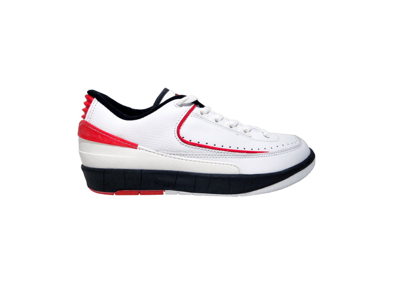 Кроссовки Air Jordan 2 Retro Low White Red
