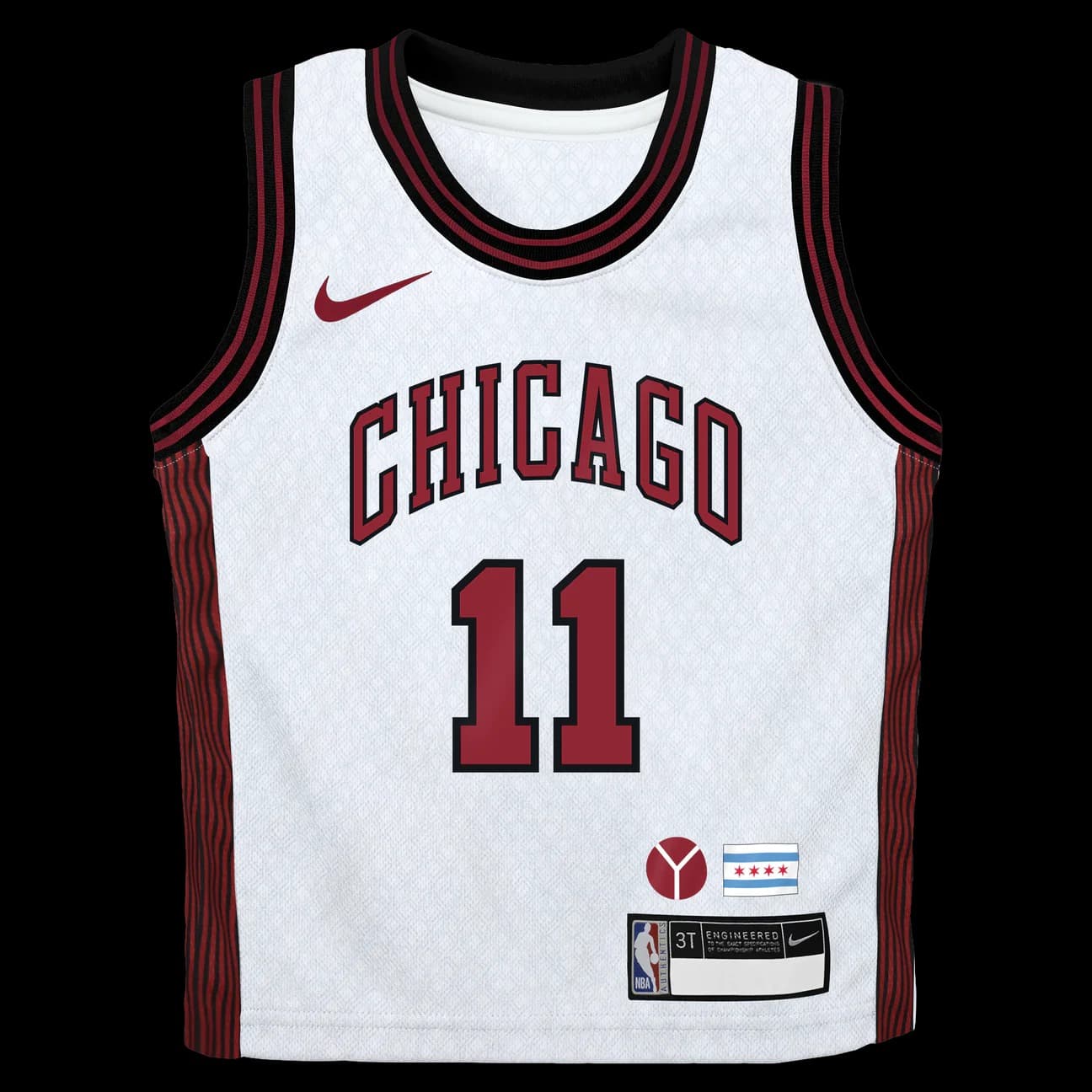 Баскетбольная джерси 2022-23 Chicago Bulls DeMar DeRozan #11 Boys City Edition White Jersey