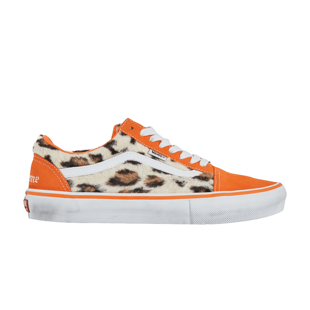Кроссовки Vans Supreme x Skate Old Skool 'Leopard Pack - Orange'