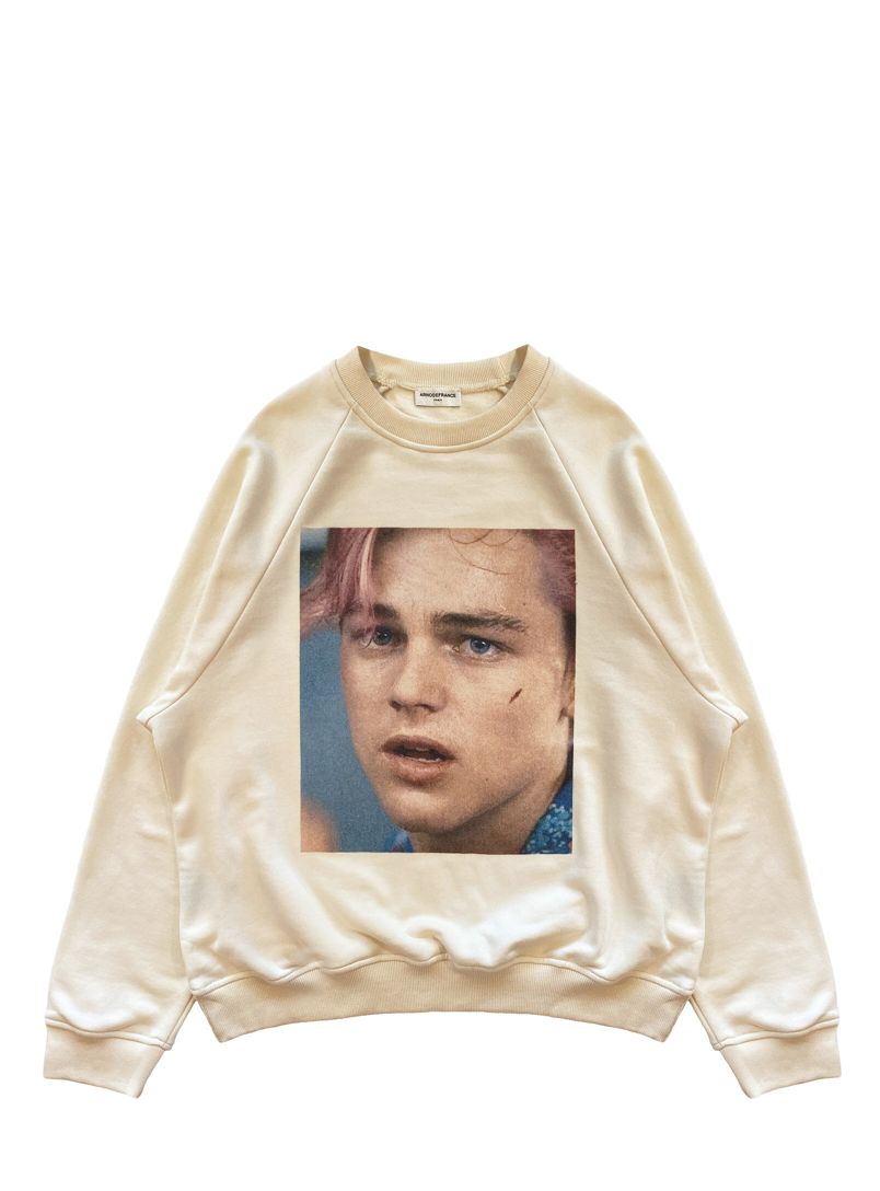 Свитшот 2019 Arnodefrance Raglan Crewneck Cream Leo