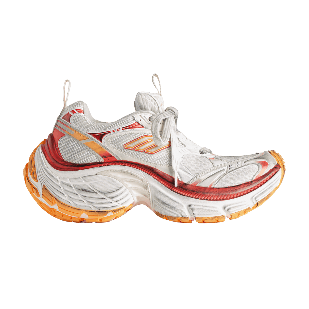 Кроссовки Balenciaga Wmns 10XL Sneaker 'Worn-Out - White Red Orange'