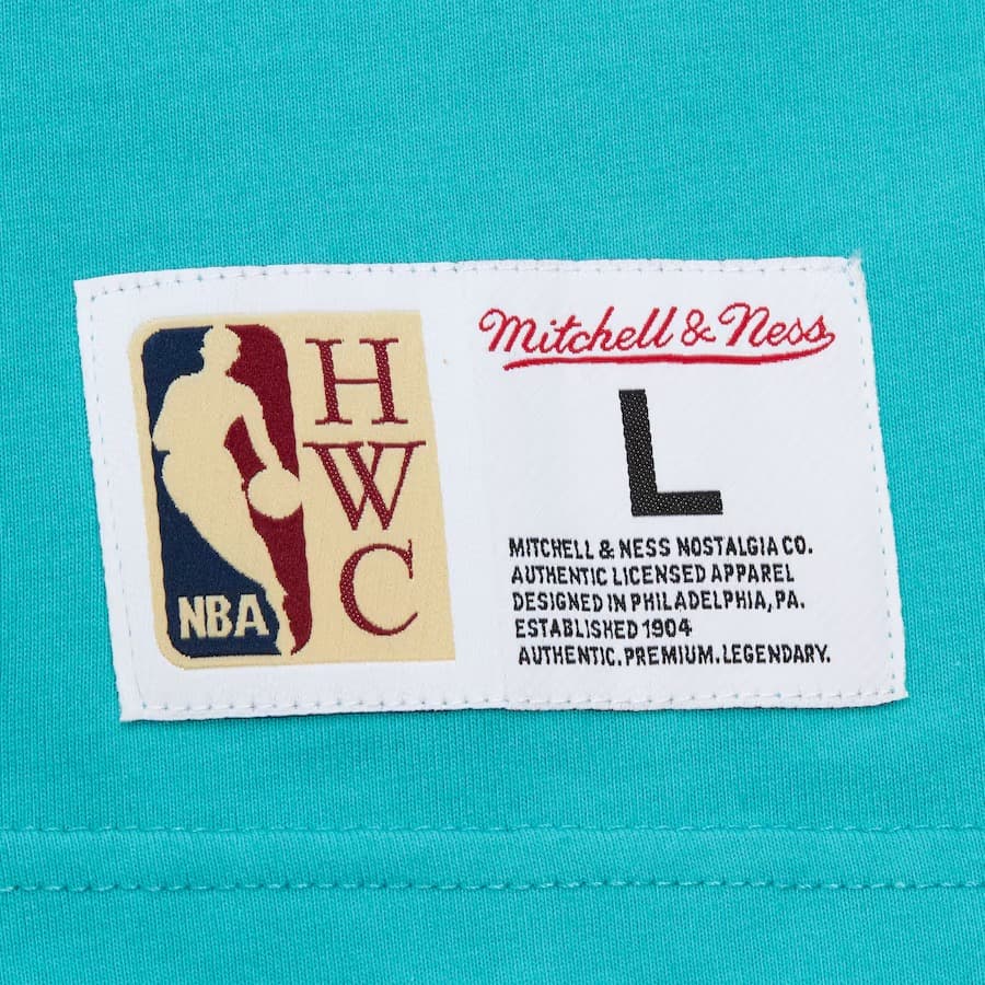 Футболка Mitchell & Ness Turquoise San Antonio Spurs Team OG 3.0 Vintage T-Shirt