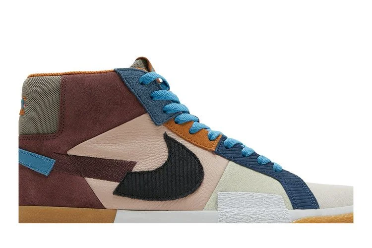 Кроссовки Nike Zoom Blazer Mid Premium SB 'Mosaic Pack - Dark Wine'