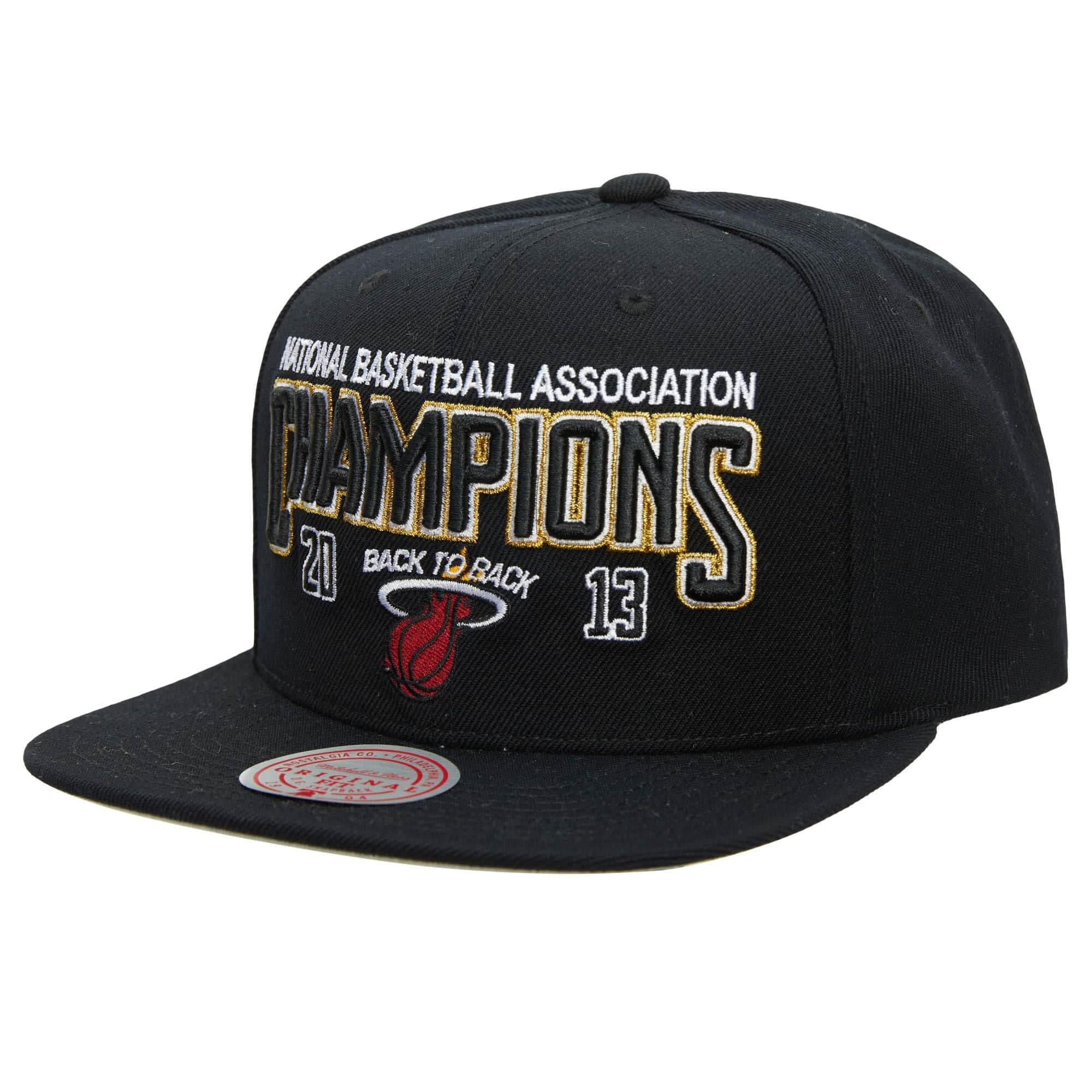 Бейсболка Mitchell & Ness Champs Snapback HWC Miami Heat Hat