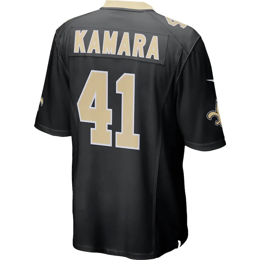 Футболка Nike Alvin Kamara New Orleans Saints Home NFL Game Jersey