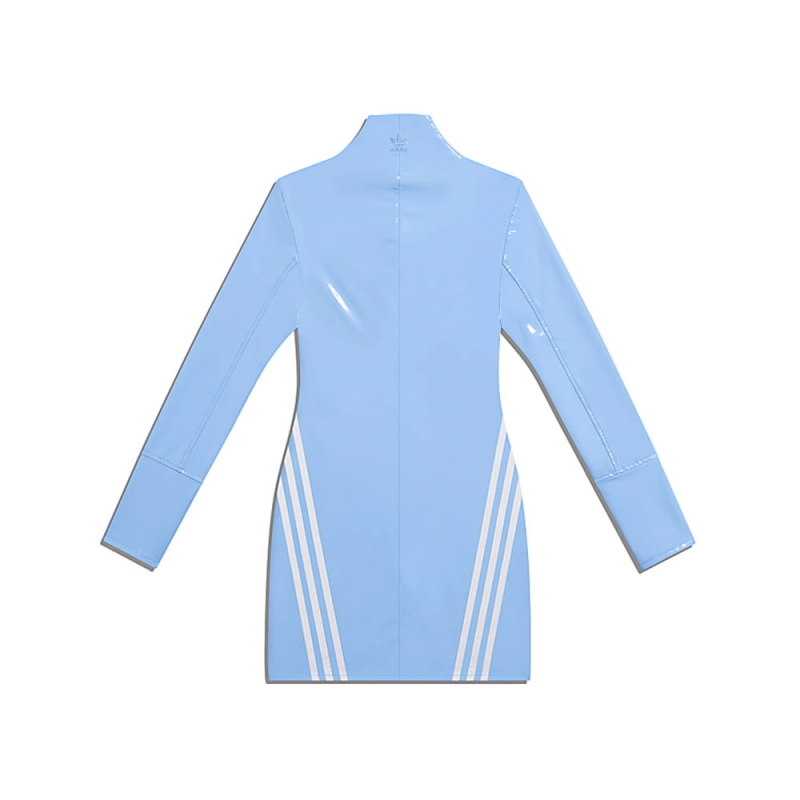 adidas-Ivy-Park-12-Zip-Latex-Dress-Light-BlueWhite-1