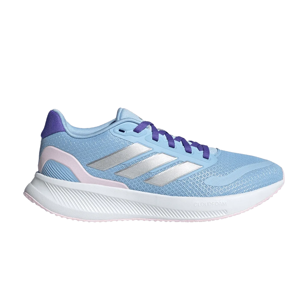 Кроссовки Adidas Runfalcon 5 J 'Glow Blue Silver Pink'