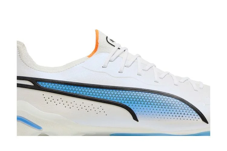Кроссовки Puma King Ultimate FG AG 'White Blue Glimmer'