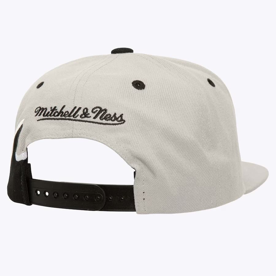 Бейсболка Mitchell & Ness Gray Los Angeles Kings Vintage Hockey Rising Tide OG Snapback Hat